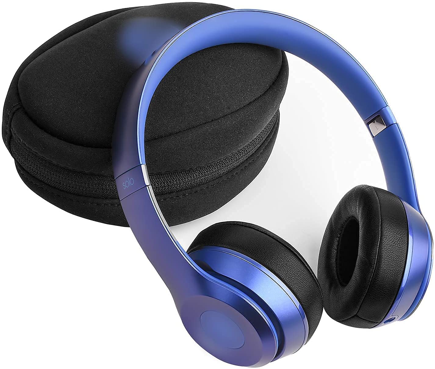 SoloWIT Earpads Cushions for Beats Solo 2 & 3 Wireless - Soft Protein Leather, Added Thickness