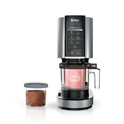 Ninja NC301 CREAMi Ice Cream Maker - 7 Programs, (2) Pint Containers, Compact & Kid-Friendly"