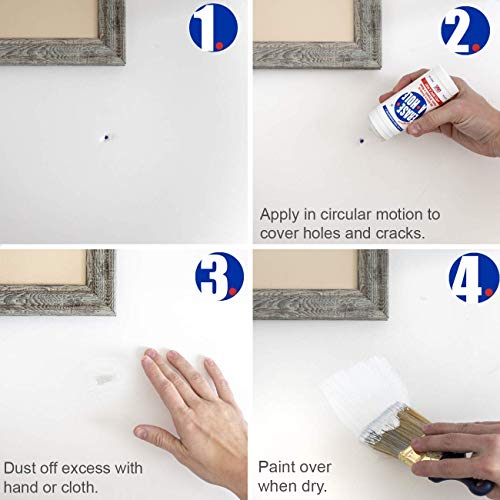 Drywall Repair Putty - Quick & Easy Hole Filling for Walls, Wood, and Plaster